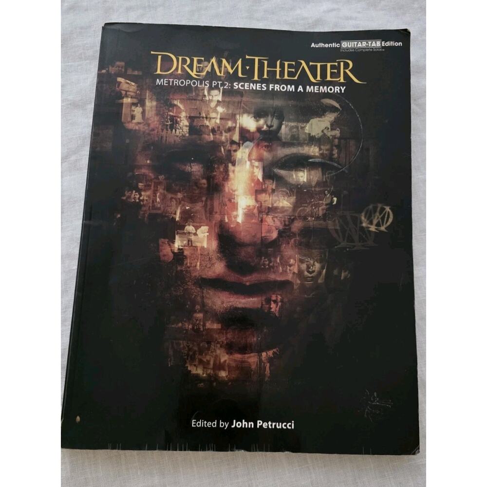 Dream Theater Metropolis Part 2 Scenes from a Memory 12 song book guitar tab